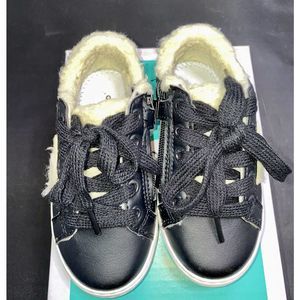 Hoo Shoes Ava's Fur Star Lace Sneaker Toddler